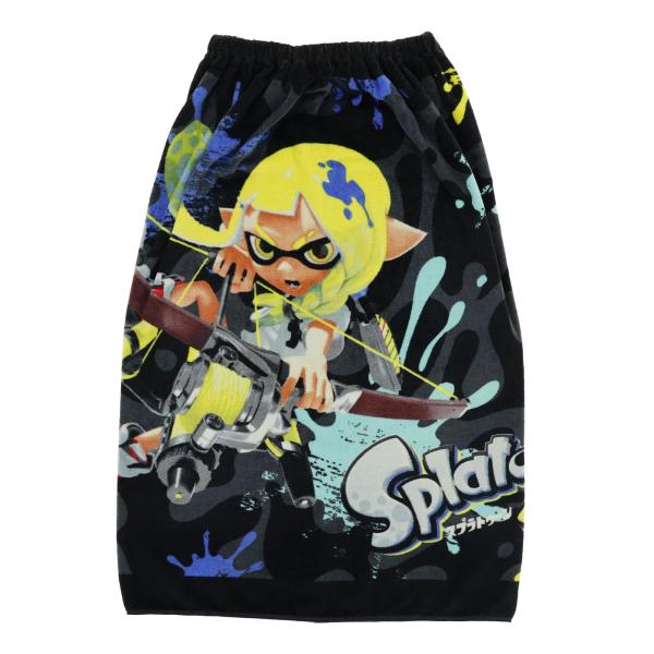 丸眞 80cm丈 ラップタオル スプラトゥーン3 スイミング プール 男の子 キャラクター プールタ...