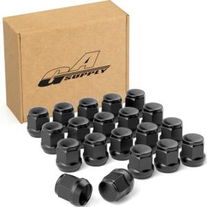 GAsupply ラグナット M12 x P1.5 ホイールナット テーパー座60° 長さ25mm 19HEX マツダ/ダイハツ/三菱にに対応｜solvertex