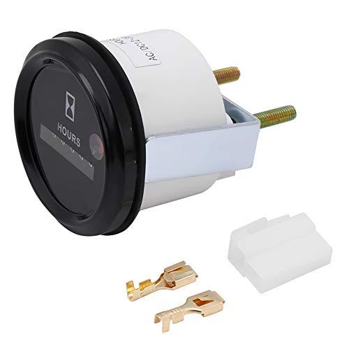 アワーメーター ゲージテスター 丸型クォーツアワーメーター DC12-36V 防水 防塵 船舶用 ト...