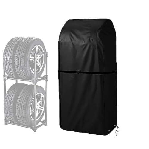 COVERGROUP タイヤラックカバー 屋外 防水 420D厚手 普通自動車用 ４本 タイヤ保管 ...