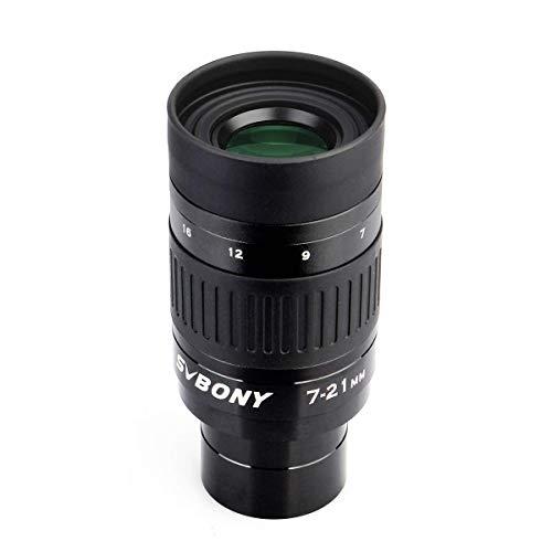 SVBONY SV135 ズーム望遠鏡接眼レンズ 1.25インチ FMC 焦点距離 7-21mm 視...