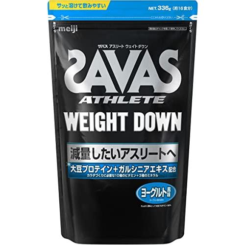 ザバスSAVAS プロ ウェイトダウンソイプロテイン+ガルシニアヨーグルト風味 308g 明治