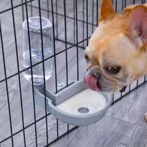 Refoiner 犬 水飲み器 給水器 猫 水飲み器ペット自動給水器 犬 給水ボトル 犬のみずのみ器こぼれない ゲージ用犬用水入れ・ウォーターボ｜solvertex