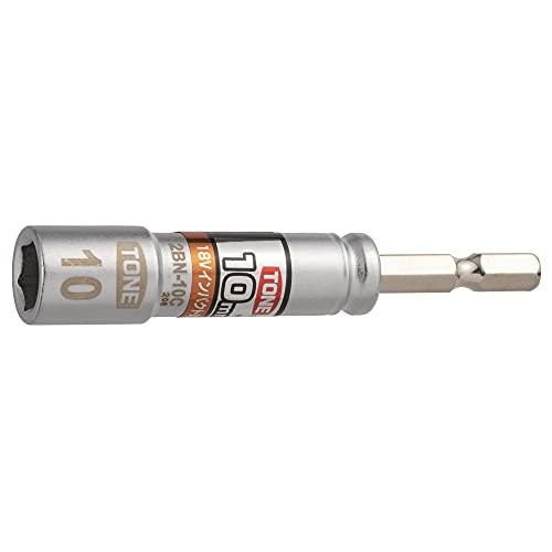 トネTONE 電動ドリル用コンパクトソケット 2BN-10C ビット差込 二面幅10mm
