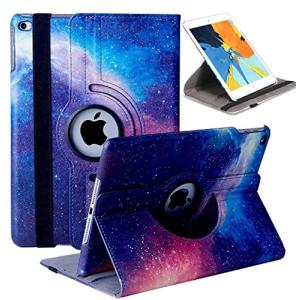 iPad Mini5 ケース 2019/ iPad Mini4 ケース 7.9インチタブレットケース 軽量 手帳型 360度回転スタンド オート