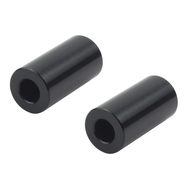 ポッシュPOSH バイク用品 アルミユニバーサルカラー ブラック 内径6mmX外径12.6mmX厚さ...