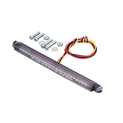 キジマKijima バイクパーツ テールランプ スリムラインタイプ ダブルLED 全長130mm カ...