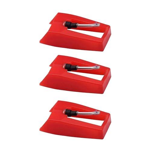 FUGSHIYI レコード針 レコード 針 レコードプレーヤー スピーカーセット 3個セット 交換針...