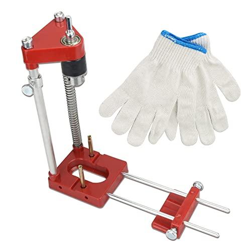 ドリルロケーター 木工用 調節可能 DIY 穴あけ加工 ポータブル ドリルガイド 作業用 ベンチドリ...