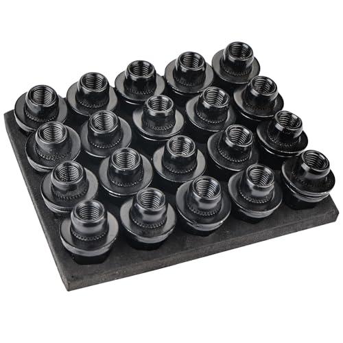 純正ホイールナット M12 x P1.5 平面座 21HEX 長さ34mm スチール製 ショート レ...