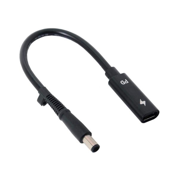 JSER Type C USB-C メス入力 - DC電源 PD充電ケーブル。ノートパソコン18-2...