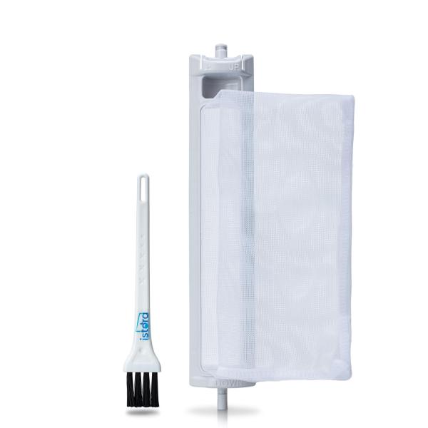 ISTORA 糸くずフィルター クズ取りネット ゴミ取りネット 1枚入れ 清潔ブラシ付き Sharp...
