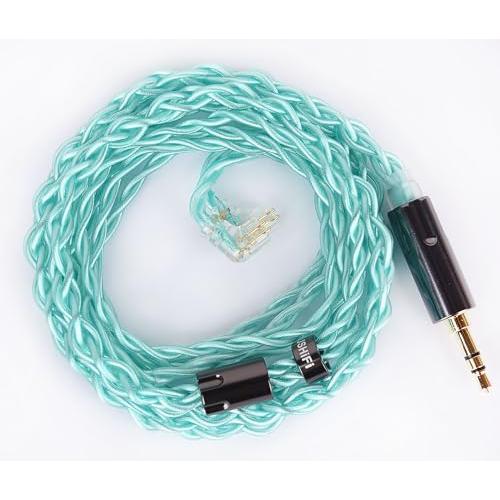 JSHiFi-SpringQDC3.5mmリケーブル 銅銀合金＋増強型シールド層設計＋古河銅 3.5...