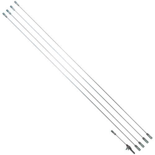 ホンマ製作所 煙突掃除棒 X0314 900mmx4 本体: 奥行0.7cm 本体: 高さ373cm...