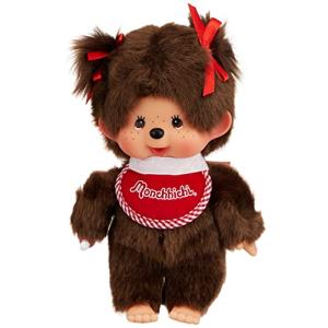 モンチッチ プレミアムスタンダード ブラウン 女の子 ツインテール Sサイズ 高さ約21.5cm