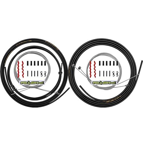 Yakamoz 自転車シフトケーブルセット シフトワイヤーロード/マウンテンバイク用 ブレーキケーブ...