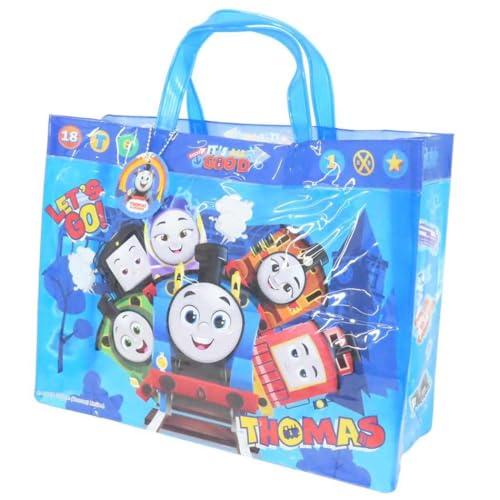 高波マチアリPVCバッグ きかんしゃトーマス ブルー