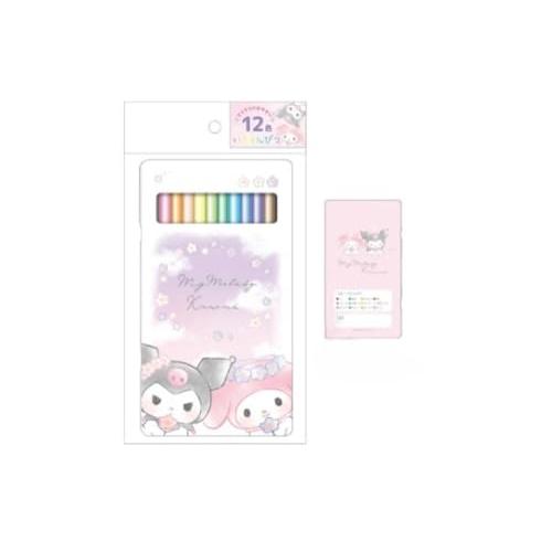 カミオジャパン 缶ケース入り12色色鉛筆 マイメロディ クロミ 304887