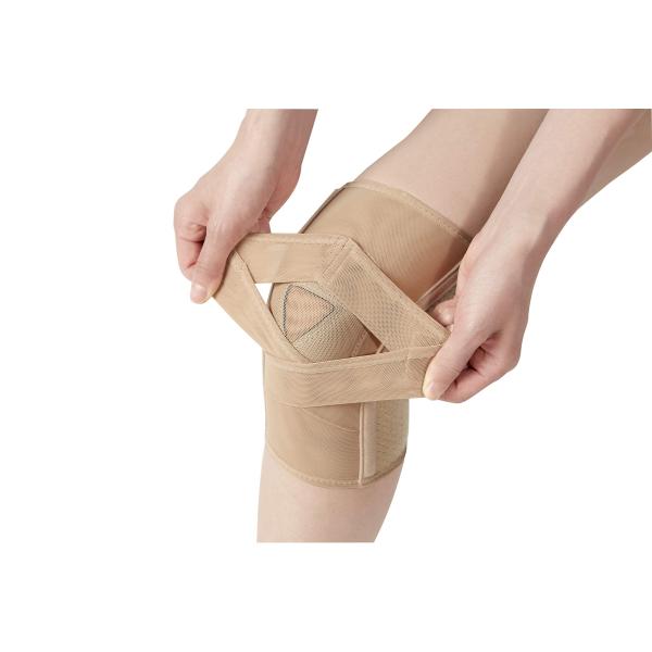 セルヴァン 薄くてもひざをしっかり支えるサポーター 1枚 モカ LL