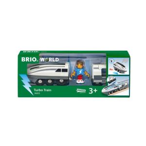 BRIO WORLD ブリオ ワールド）ターボトレイン 36003 （レールトイ、車両、トレイン）