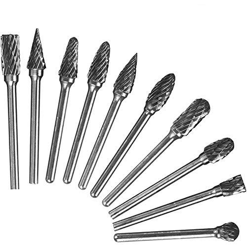 ZOYUBS 超硬バー タングステンバー 超硬タングステンでゴリゴリ削れる ロータリーヤスリ タング...