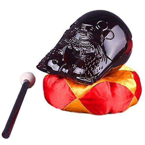 KAZENOKO 木魚 もくぎょ  バチ + 座布団 + 収納袋 セット  ぽくぽく お経 お坊さん...