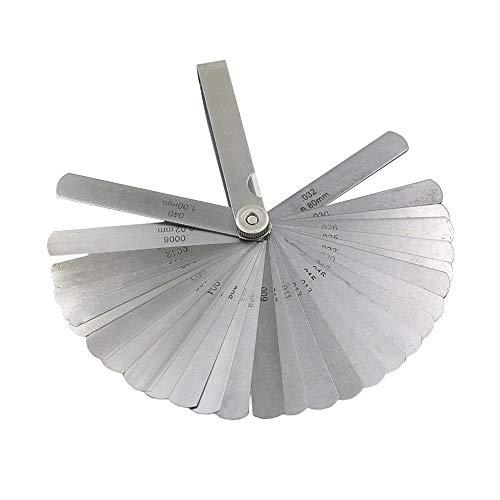 サムコス シックネスゲージ 32枚組 0.02mm〜1mm ステンレス製 シクネスゲージ 隙間ゲージ...