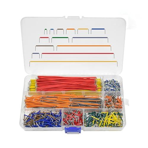 【互換品】 GOODCHI ジャンパーワイヤー 840個セット 14サイズあり 収納ボックス付き ブ...