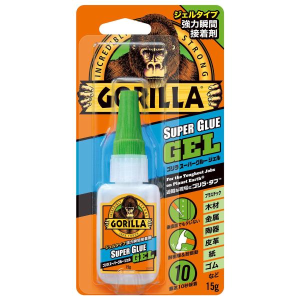 KURE呉工業 ゴリラ スーパーグルー ジェル 15ｇ 強力瞬間接着剤 1786