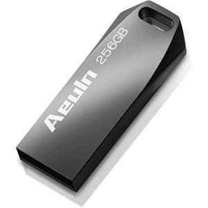 USBメモリ 256GB USB フラッシュドライブ 大容量 小型 軽量 超高速データ転送 金属製 防水 防塵 耐衝撃 フラッシュメモリ 小型