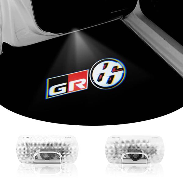 トヨタ86 LEDロゴ投影 カーテシライト ドアウェルカムライト カーテシランプ 車用カーテシ ドア...