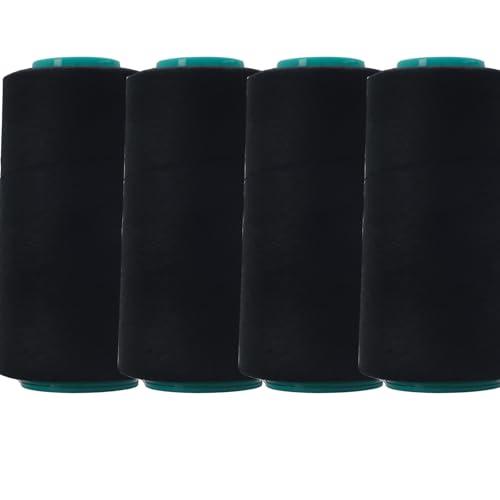 60番 ミシン糸 セット ロックミシン糸 3000m巻x4個 業務用 糸 工業用 スパン糸 家庭ミシ...