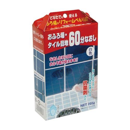 日本ミラコン産業 タイル目地の補修 タイル目地60分なおし 白 200g MR-006