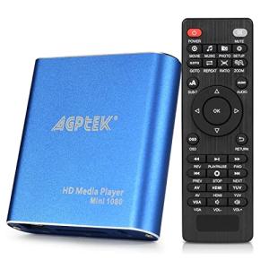 AGPTEK HDMIメディアプレーヤー、-MKV/RM- HDDUSBドライブおよびSDカード用の...