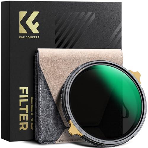 K&amp;F CONCEPT 67mm ND2-32&amp;CPLフィルター 可変NDフィルター 2in1 一枚...