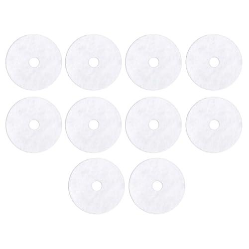 小型衣類乾燥機用 （10枚入り）交換用フィルター 不織布 ろ過綿 外径23.5cm/内径3.4cm ...