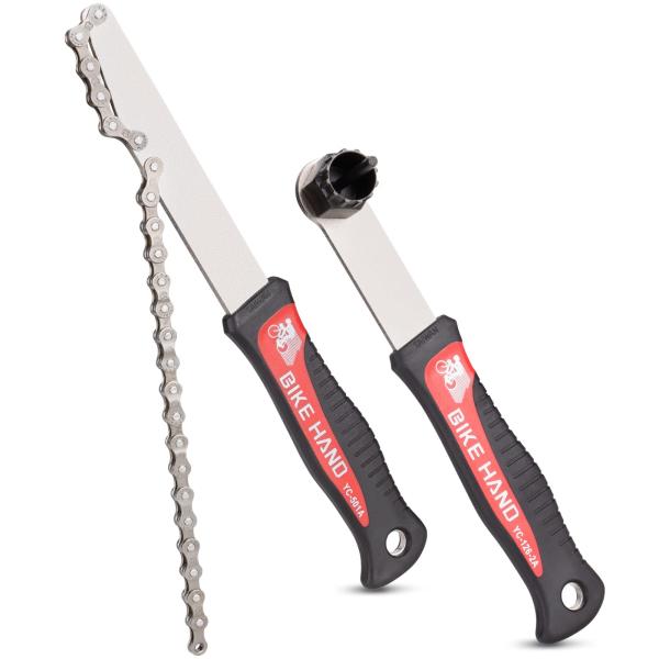 BIKE HAND 自転車 スプロケット交換工具セット 7-11速対応 スプロケットリムーバー フリ...