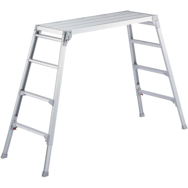 長谷川工業Hasegawa 脚部伸縮天板幅広足場台 DRSW-1200c 1.01~1.23m 17...