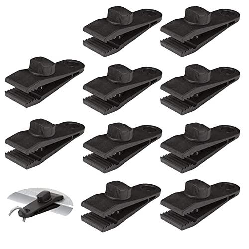 サムコス テントクリップ 固定クリップ 10個セット 防風 固定 プラスチック部品 クリップホルダー...