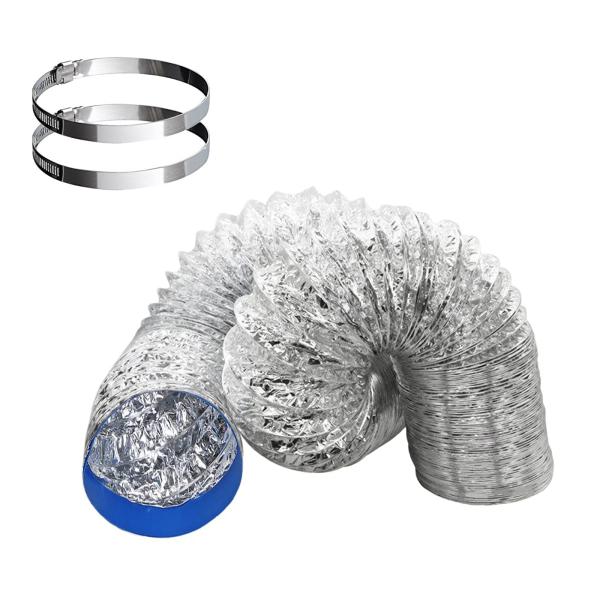 Tosucs ダクトホース 150MM（直径）2M（長さ）フレキシブルダクト 150mmホースクラン...