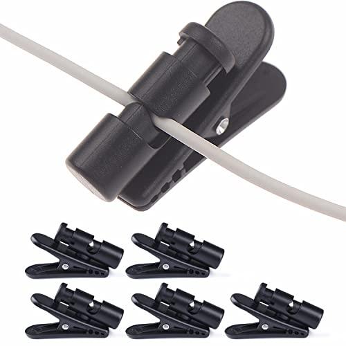 ZHEJIA イヤホンクリップ 携帯クリップ アクセサリー 5個入 2.5-4.0mm ケーブル整理...