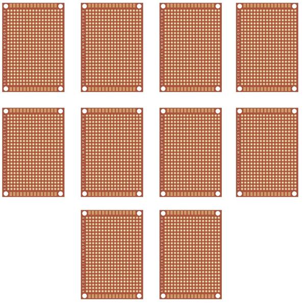 ユニバーサル基板 10個 PCB 50mm×70mm PCB回路基板 ユニバーサル ブレッドボード ...
