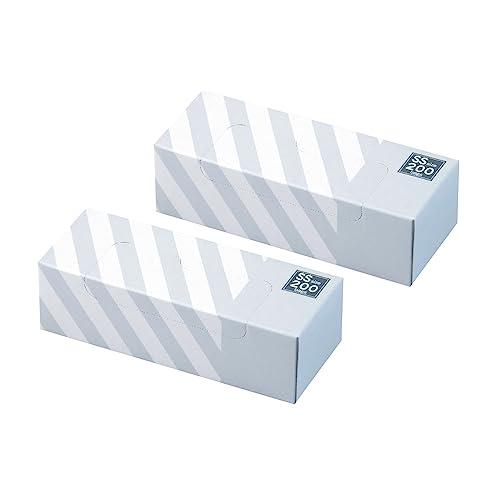 驚異の防臭袋 BOS ボス ストライプパッケージ 2個セット/ 白色 SSサイズ 200枚入 赤ちゃ...