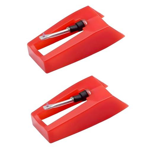 2個 Hoshikou Denpa留声機用レコード針 レコード針 交換針 ベルソス マルチレコードプ...