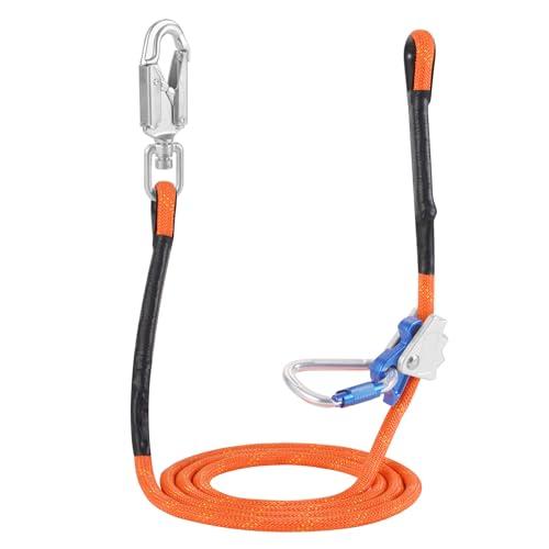 皇光電工 スチールコア安全ロープ 3m 鋼線コア 安全ロープ フリップラインキット 柱上作業用安全帯...