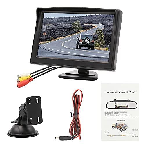 OBEST オンダッシュモニター 液晶モニター 2系統の映像入力 12V車用 バック切替可能 5イン...