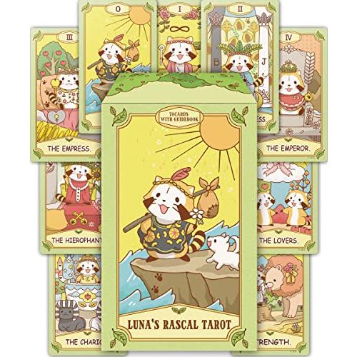 ラスカル タロット 可愛いタロット ルナズラスカルタロット ライダー版準拠