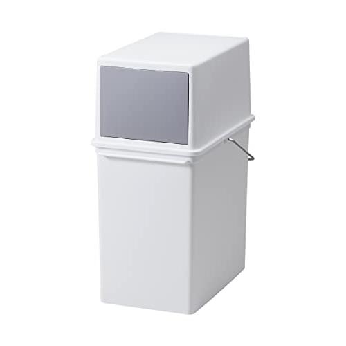 ライクイット like-it フタ付きゴミ箱 フロントオープン トラッシュビン 約17L スリム 積...