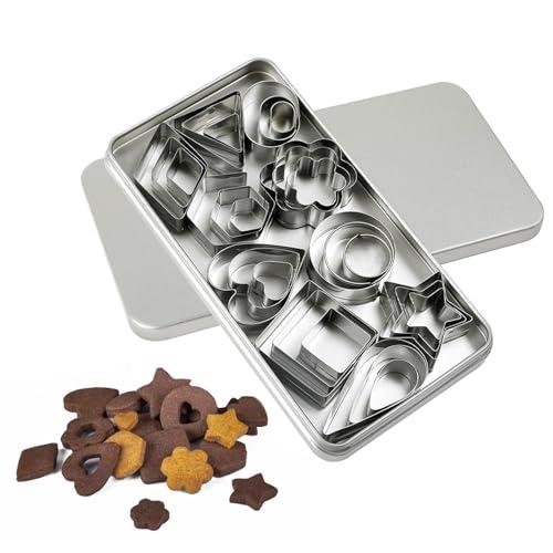 雲見 型抜き クッキー 30個セット ステンレス 抜き型セット クッキー 型 クッキーカッター 丸 ...