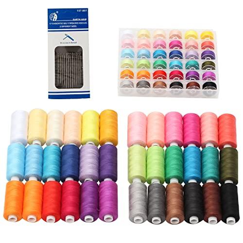 Windman 上糸と下糸セット 36色セット ミシン糸ボビンセット 糸付きボビンセット 縫い糸 ボ...
